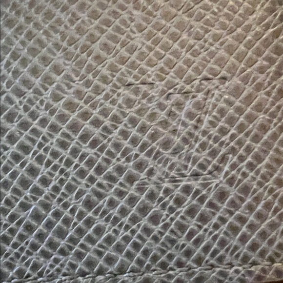 Louis Vuitton Charcoal Textured Key Holder